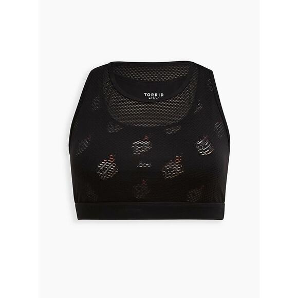Copied - TORRID Active Bra Black Skull Flames - Picture 4 of 5